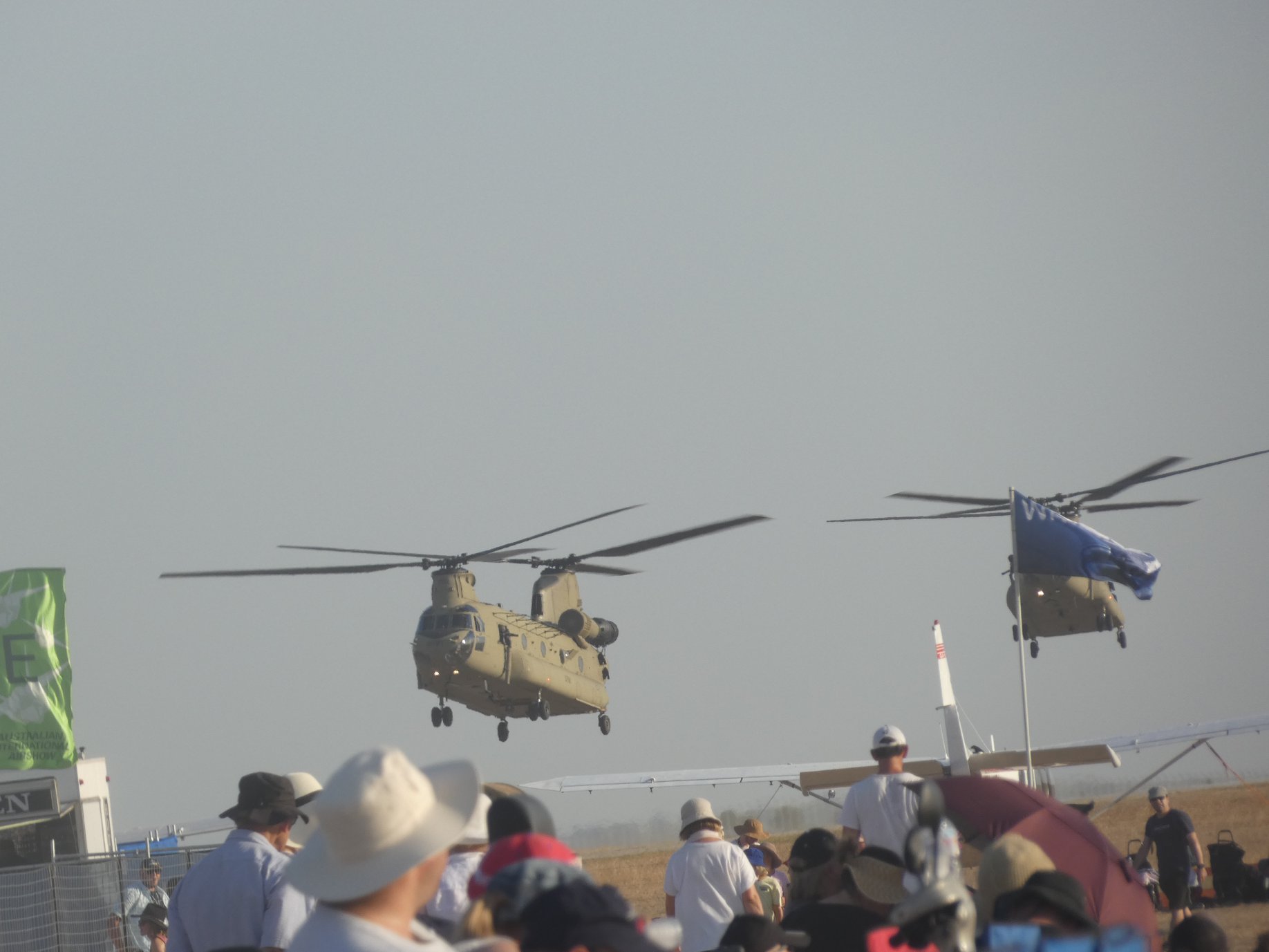 Chinooks at Avalon Airshow