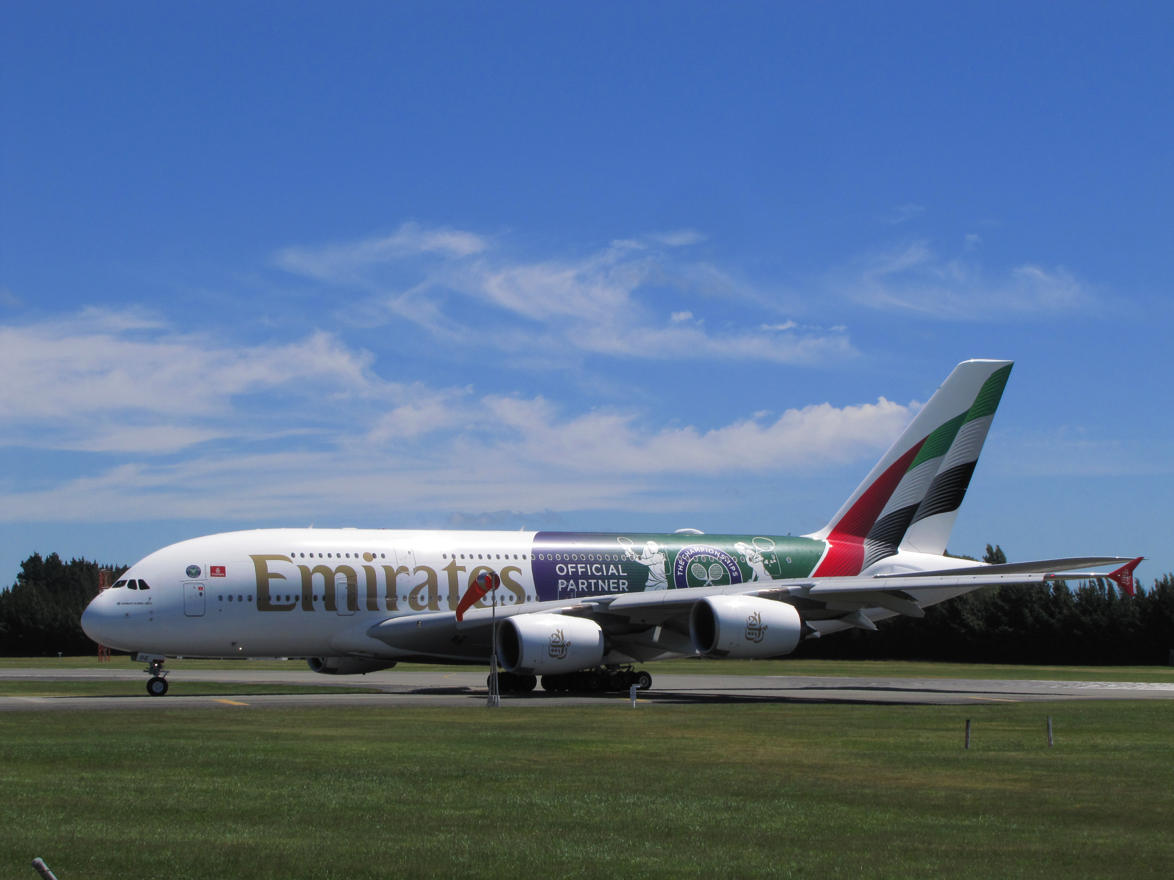 Emirate A380 NBA Livery
